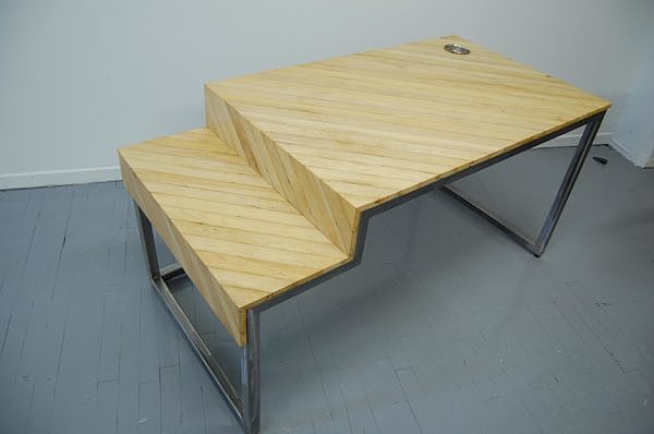 reclaimed-wood-desk-maple-furniture-Montreal